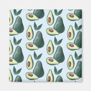 watercolour avocados magnet