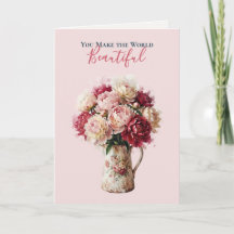 Watercolour Blooms | Peony Classic Mother's Day
