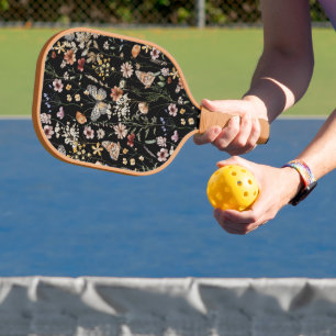 Watercolour Boho Floral  Pickleball Paddle