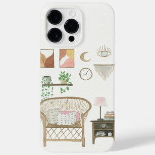 Watercolour Boho Styled Cozy Home Décor Case-Mate iPhone 14 Pro Max Case