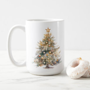 Watercolour Christmas Coffee Mug