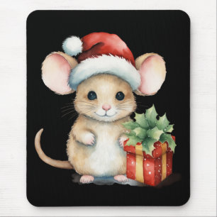 Watercolour Christmas Mouse Pad