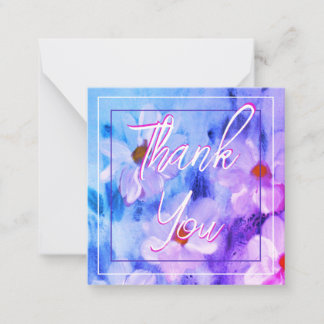 Watercolour Floral Mini Card