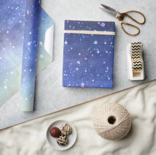 Watercolour Galaxy Wrapping Paper