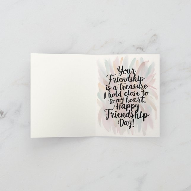 Watercolour Hand Art Greeting Card (Inside)