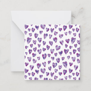 Watercolour Heart Card