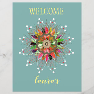 Watercolour Lotus Flower Logo Healing Massage