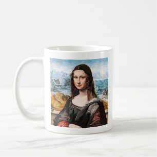 Watercolour Mona Lisa T-Shirt - Soft Aesthetic Art Coffee Mug