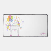Watercolour Rainbow Unicorn Personalised