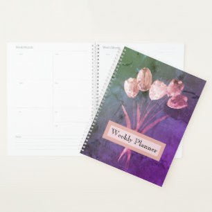 Watercolour Rustic Tulips Planner