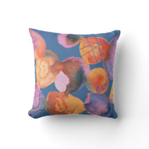 Watercolour splodges, soft colours, abstract