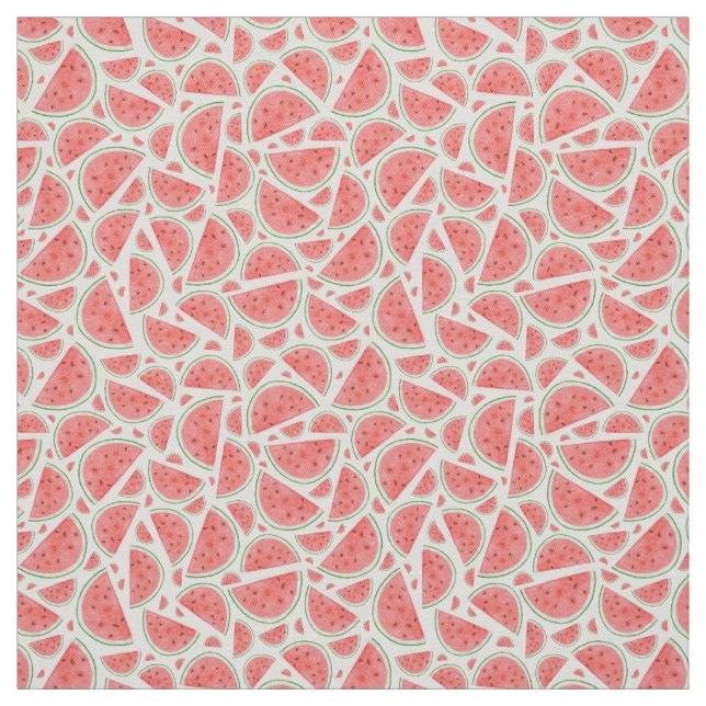 Watercolour Watermelon Fabric (Swatch)
