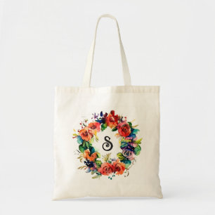 Watercolour Wreath Tote Bag