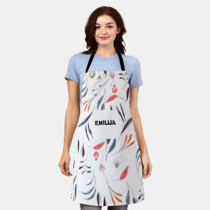 Watercolours, fruits and vegetables apron