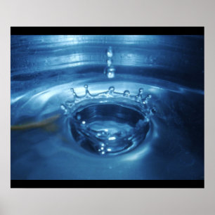 waterdrop crown poster