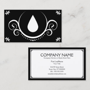 waterdrop sophistications business card