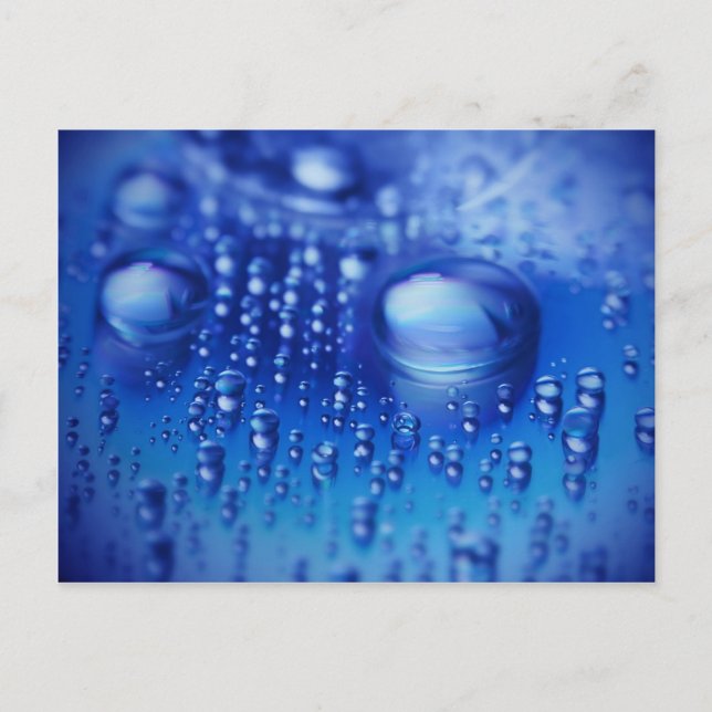 Waterdrops Postcard (Front)