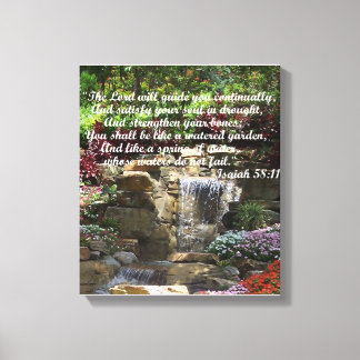 Watered Garden Canvas Print