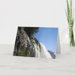Waterfall 3 Venezuela Jungle Landscape Fine Art Card