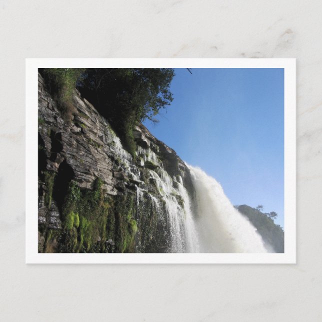 Waterfall 3 Venezuela Jungle Landscape Fine Art Postcard (Front)
