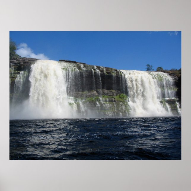 Waterfall 4 Venezuela Jungle Landscape Fine Art Poster (Front)