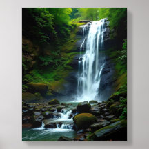 Waterfall Acrylic Photo Tile