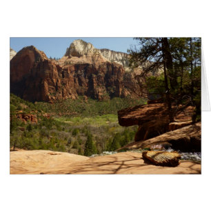 Waterfall at Emerald Pools in Zion National Park