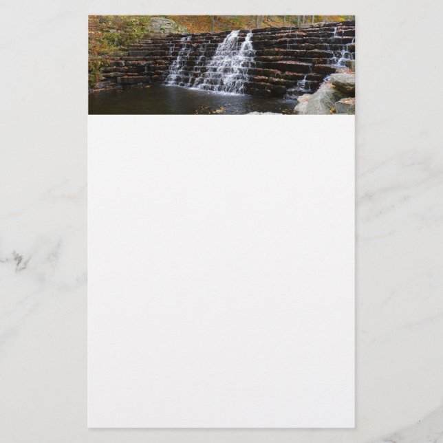 Waterfall at Laurel Hill State Park I Stationery (Front)