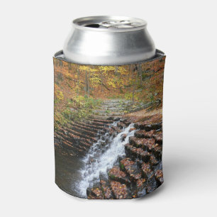 Waterfall at Laurel Hill State Park II Can Cooler