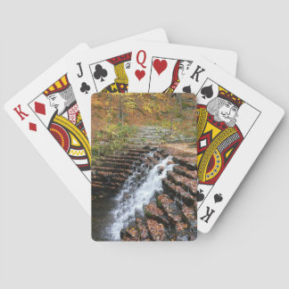 Waterfall at Laurel Hill State Park II Playing Cards