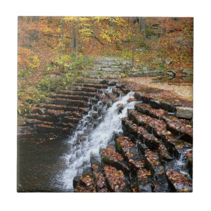 Waterfall at Laurel Hill State Park II Tile