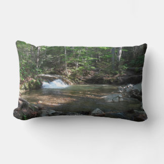 Waterfall at Pemigewasset River I Lumbar Cushion