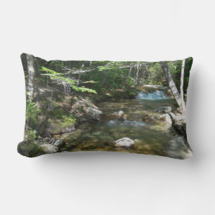 Waterfall at Pemigewasset River III Lumbar Cushion