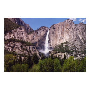 Waterfall at Yosemmite Park Photo Print