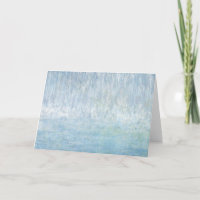 Waterfall Bounce Greeting Card by Iris Grace Paint