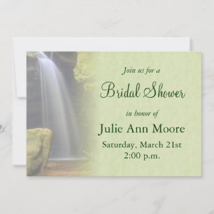 Waterfall Bridal Shower Invitation