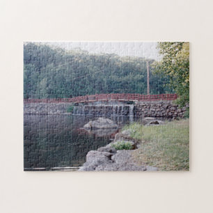 Waterfall Bridge Jigsaw Puzzle