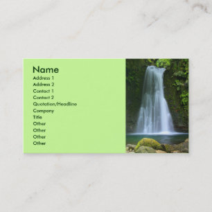 Waterfall Business Card