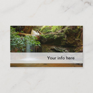 Waterfall business card