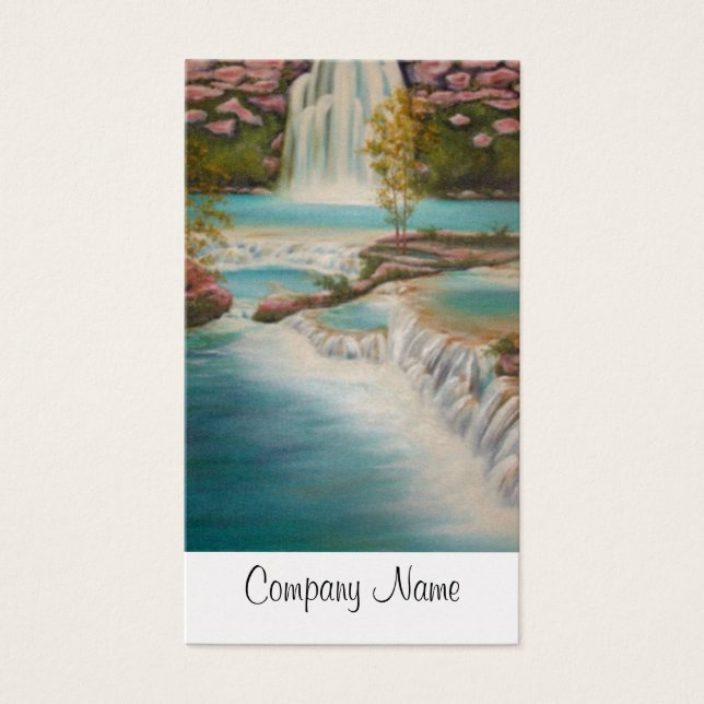 Waterfall Business Card (Front)