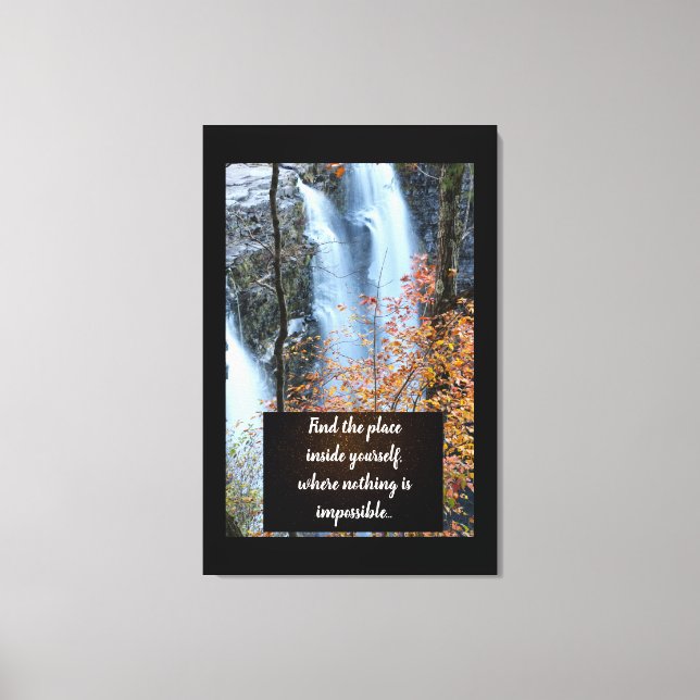 Waterfall Canvas Print (Front)