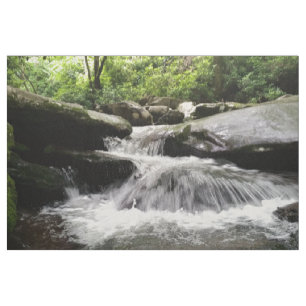 Waterfall Cascades Great Smoky Mountains Fabric