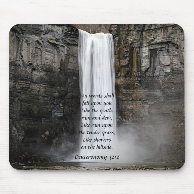 Waterfall Christian Mouse Pad (Front)