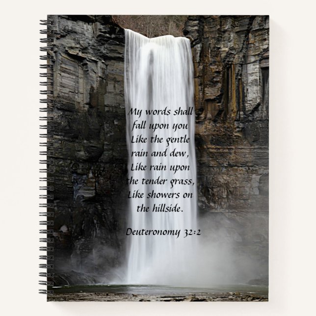 Waterfall Custom Notebook (Front)