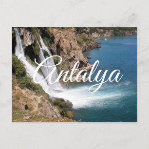 Waterfall Duden in Antalya (Turkey) Postcard