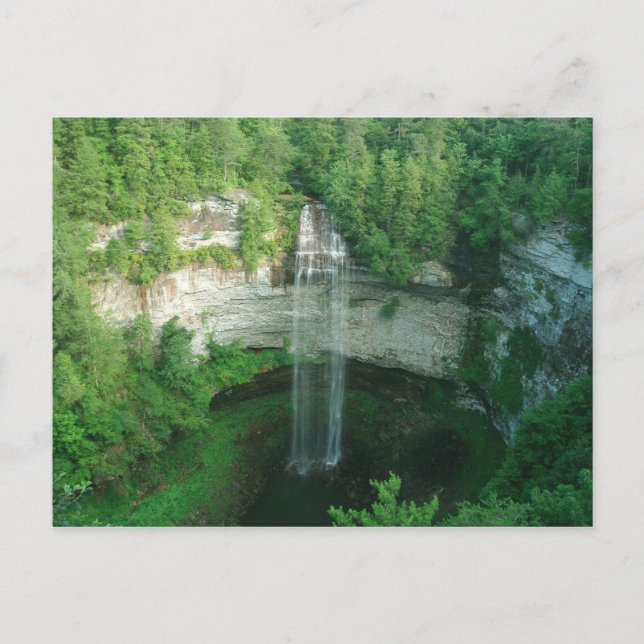 Waterfall Fall Creek Falls State Park TN Postcard (Front)