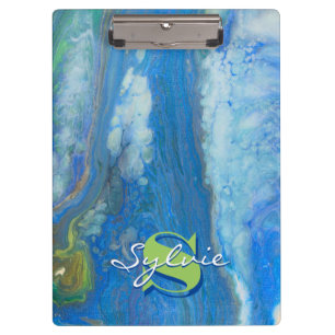Waterfall Fluid Painting Clipboard