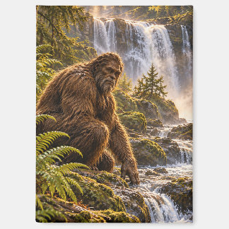 Waterfall Guardian Bigfoot Magnet