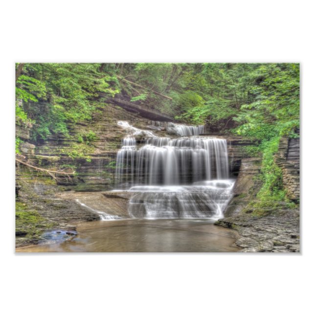 Waterfall in Buttermilk Gorge Photo Print (Front)