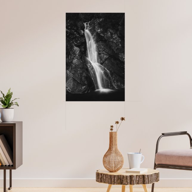 Waterfall in Hell Gorge, Slovenia Poster (Living Room 3)